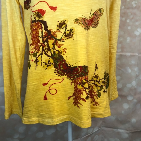 NWOT Citron Santa Monica | Butterfly Long Sleeve - Picture 3 of 4